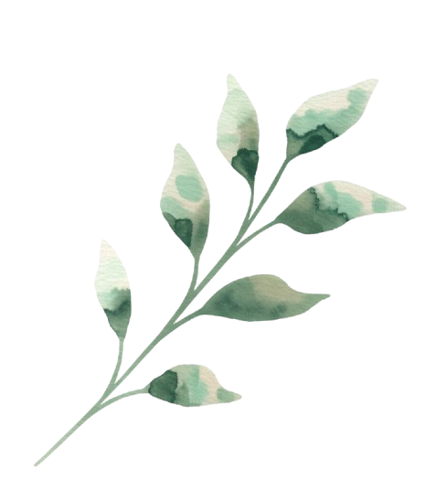 Watercolor leaf